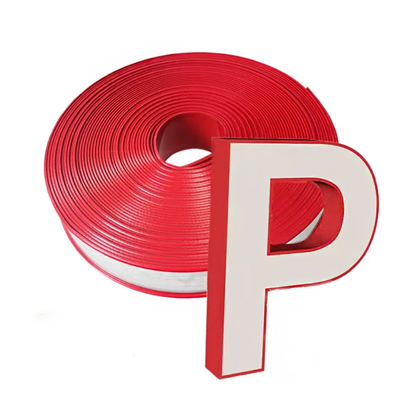 

Soft Color Steel Coil 80mm 33.3m For Channel Letter Handmade Sign Making Material Roll LED Pixel Outdoor Advertising Sign