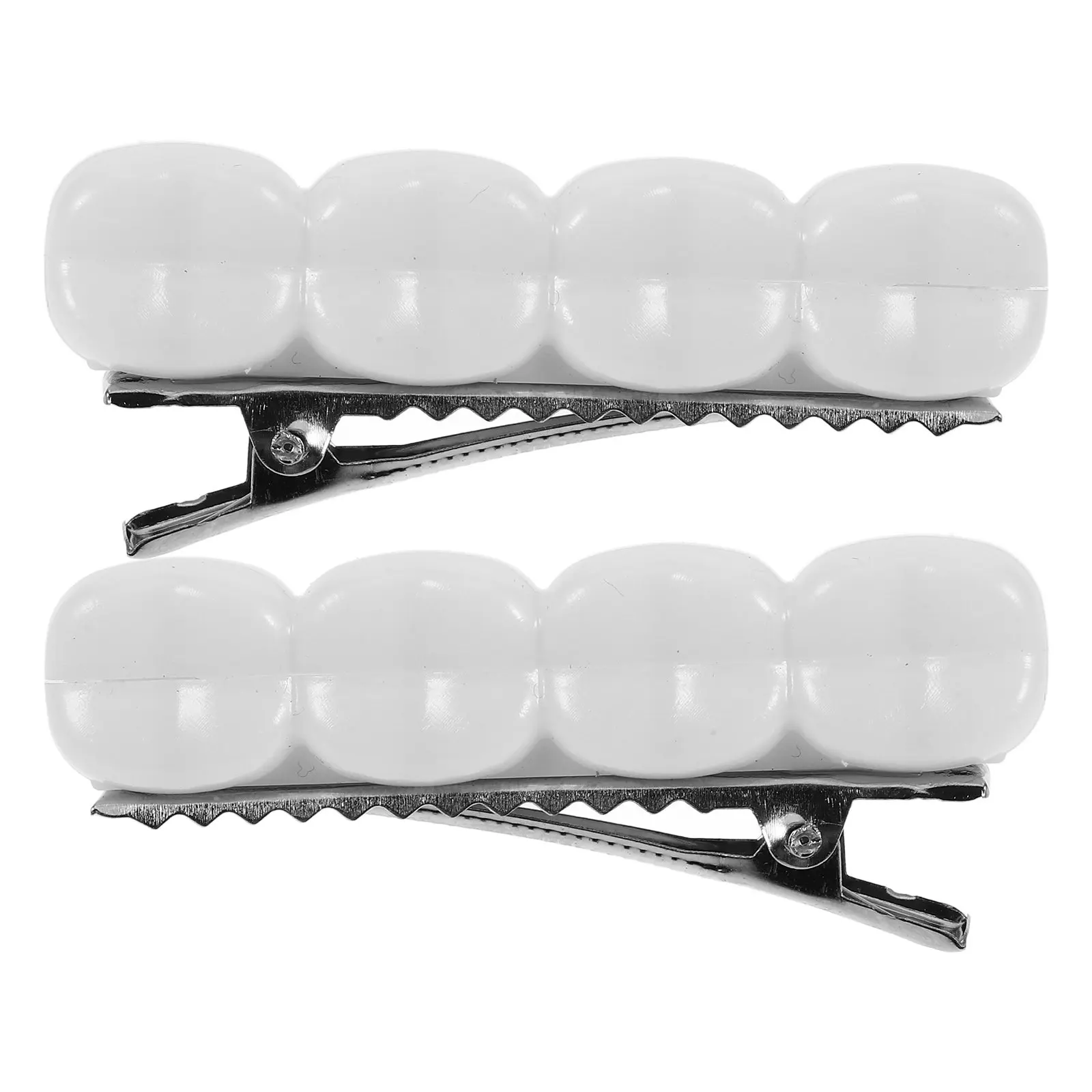 

2Pcs Halloween Tooth Fairy Hair Clip DIY Material Set Mini Teeth Headdress for Girls Cute Hairpin Making Kit Party Cosplay