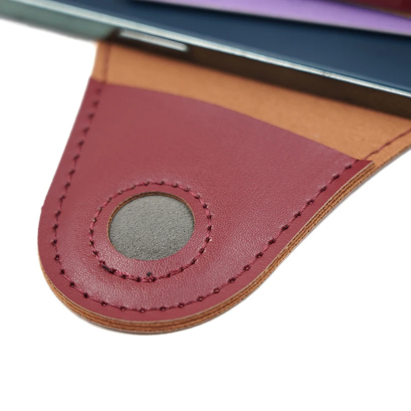 Universal Thin Double Layer Pu Leather Clutch Bag 6.7-6.9 Inch Phone Lightweight Sleeve Small Case for iPhone 17 Pro Max Plus view 6