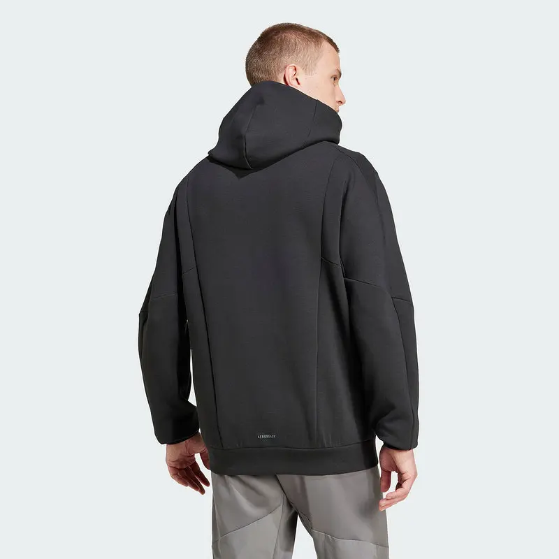 Adidas Men's Thickened Thermal Hooded Sweater Fall/Winter Jacket Training Jacket IY1131