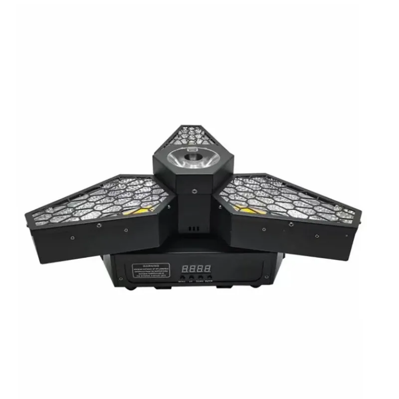 Retro light, three-leaf fan light, clear LED stepless rotating maple leaf light
