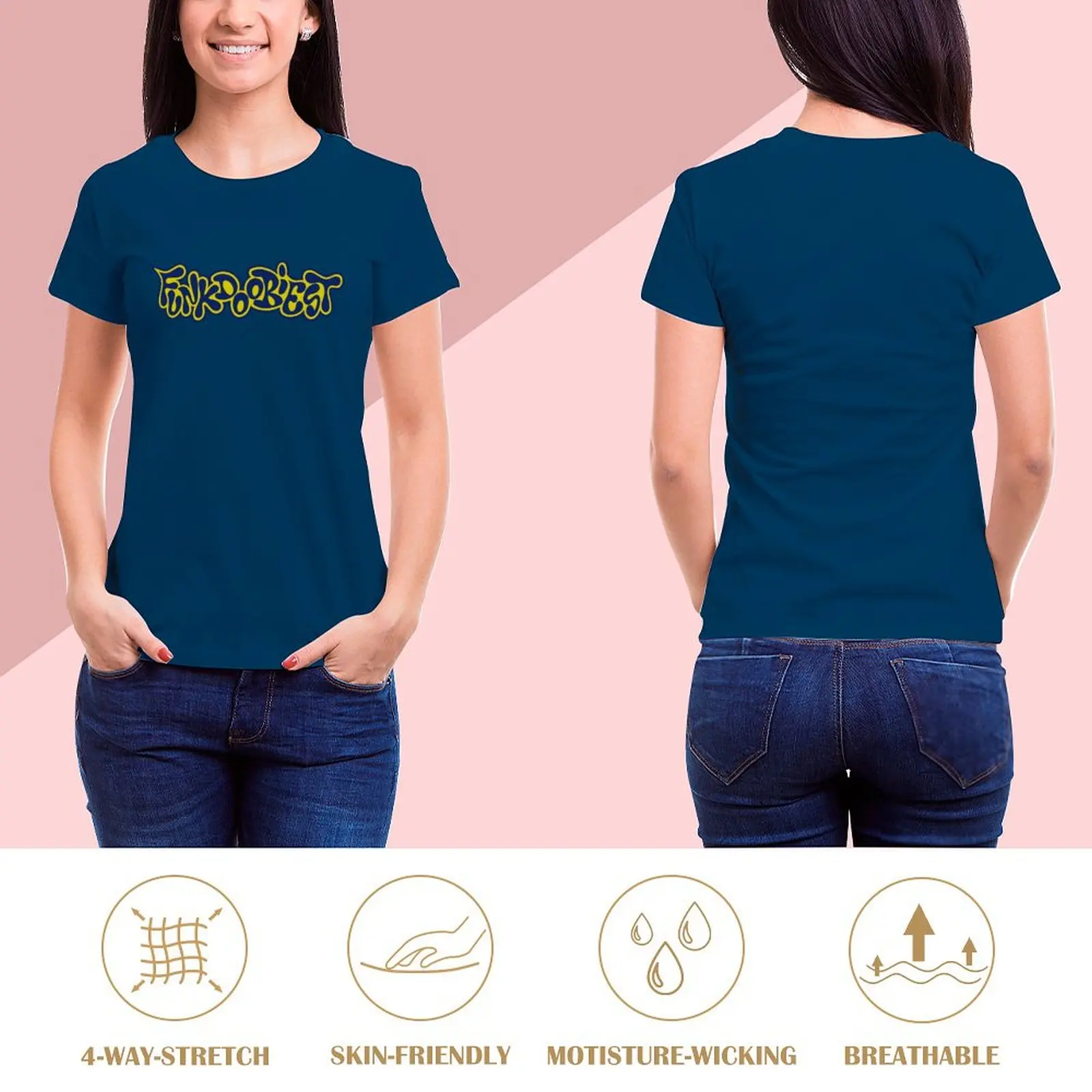 Quel Doobie U B? T-shirt avec logo pour femmes, vêtements drôles et mignons