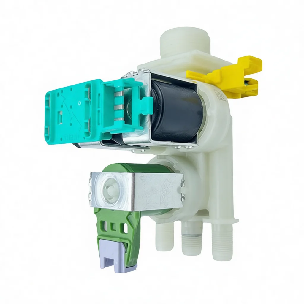 Universal Three Way Inlet Valve Accessory For Washer Replacement Part Professional Home Appliance Component For Repair Project