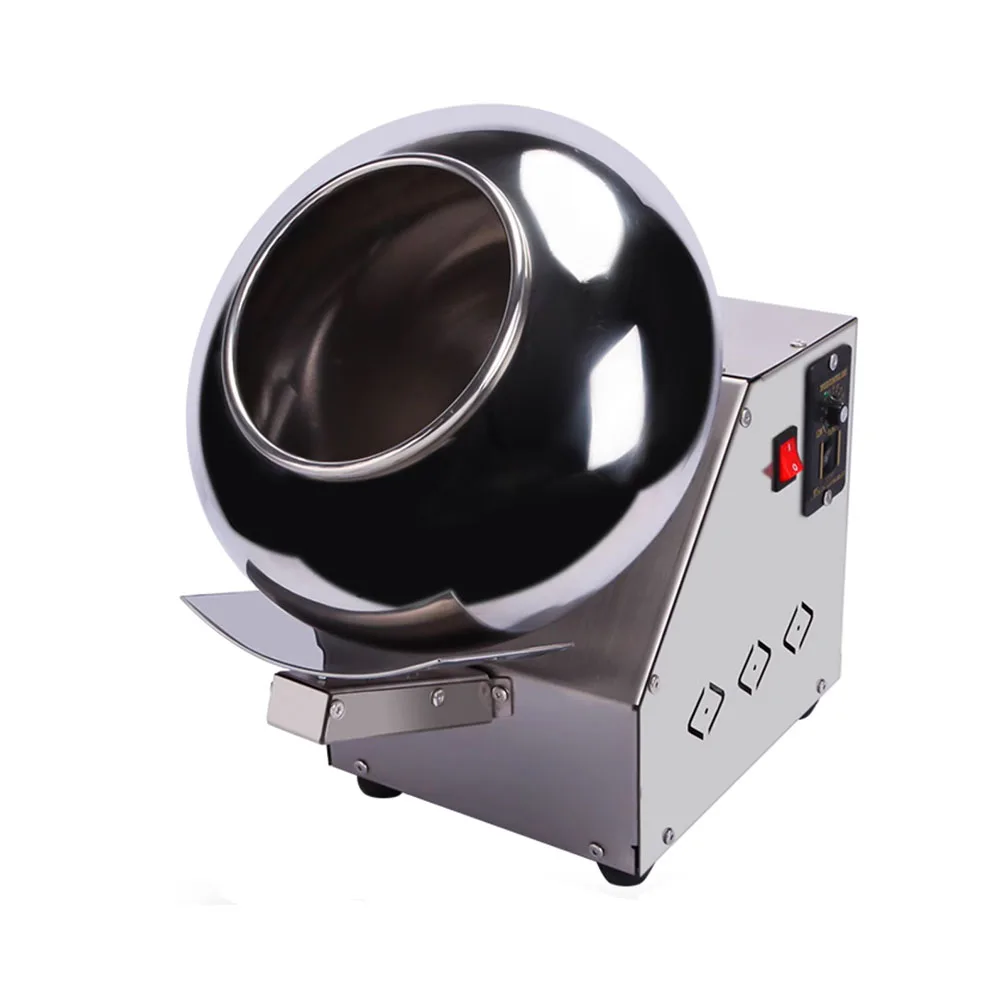 Cheap Price Multifunction Peanut Nuts Stainless Steel Automatic Snack Food Round Mixer Flavoring Mixing Seasoning Machine