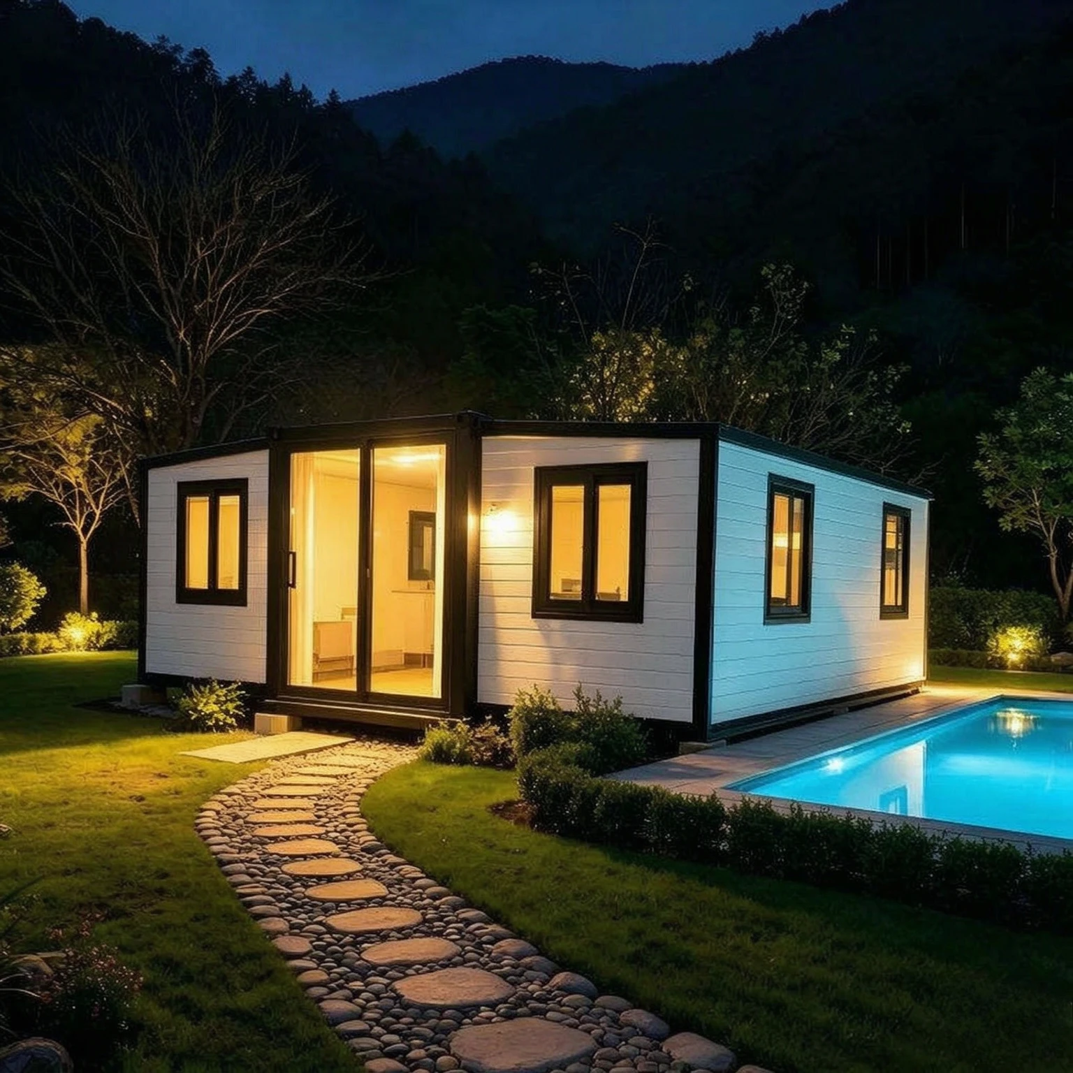 New Expandable Container House Mobile Prefab Tiny Home Prefabricated House Emergency Disaster Relief Housing Vacation Room Sheds