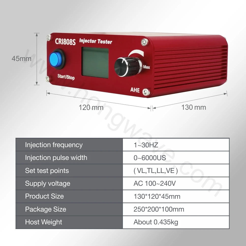 Update CRI808S Piezo AHE Solenoid For Siemens Common Rail Injector Tester With Bluetooth Wireless Control Common Rail Test