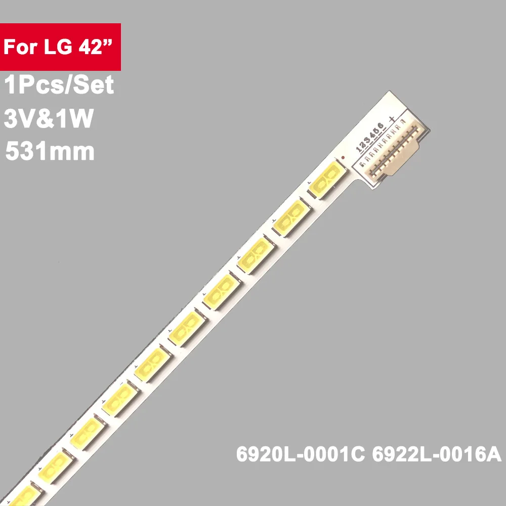 

1Pcs 42LS 531mm LED Backlight TV Repair Parts LIG 42inch 60LED 3V 6920L-0001C 6922L-0016A Haier LE42A700P3D Skyworth LED42K560X3