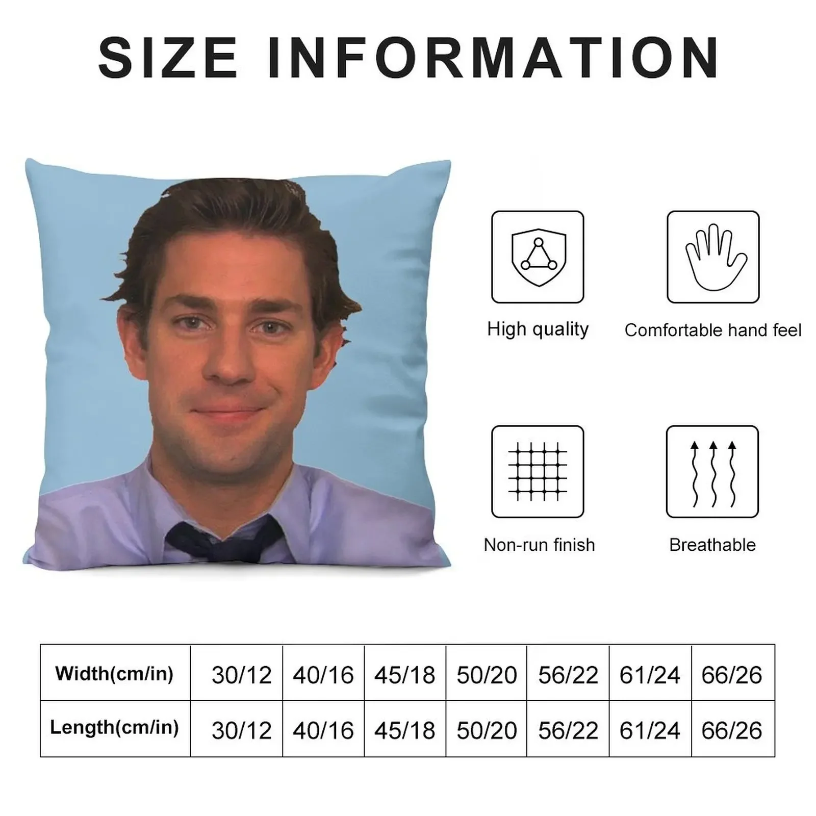 Jim Halpert Throw Pillow pillowcases for sofa cushions Decorative Cover For Living Room pillow