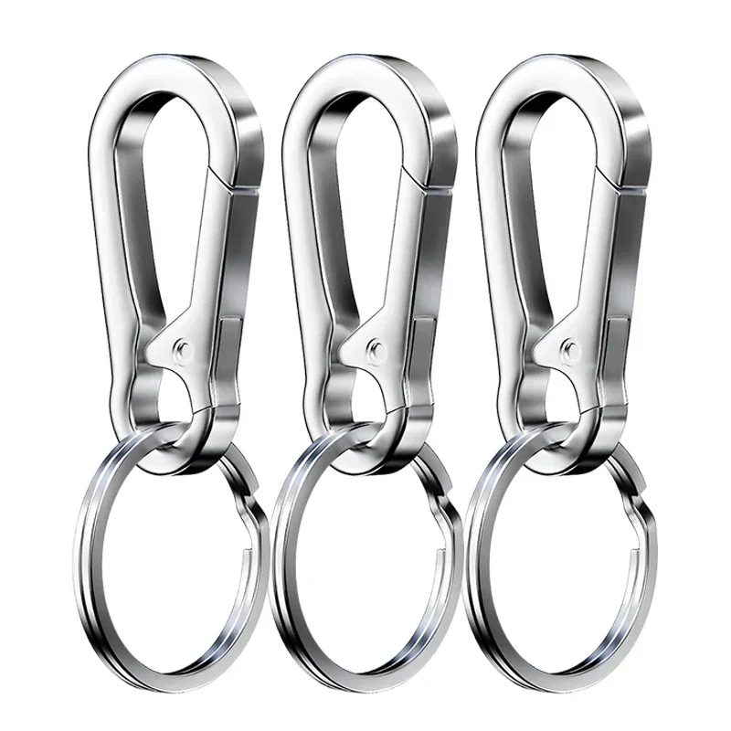 1/5PCS Metall Kürbis Schnalle Schlüsselbund Klettern Haken Auto Schlüsselbund Starke Karabiner Form Schlüsselbund Zubehör Vintage Schlüssel Kette ring