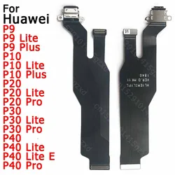 Charge Board For Huawei P40 Lite E P30 Pro P20 P10 P9 Plus Charging Port Ribbon Socket Usb Connector Pcb Spare Parts