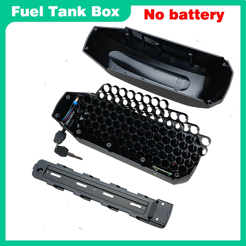 Boîtier de batterie vide pour vélo électrique Super73 48V pour batterie 13S7P 18650 48V, style réservoir de carburant, en plastique, sans batterie