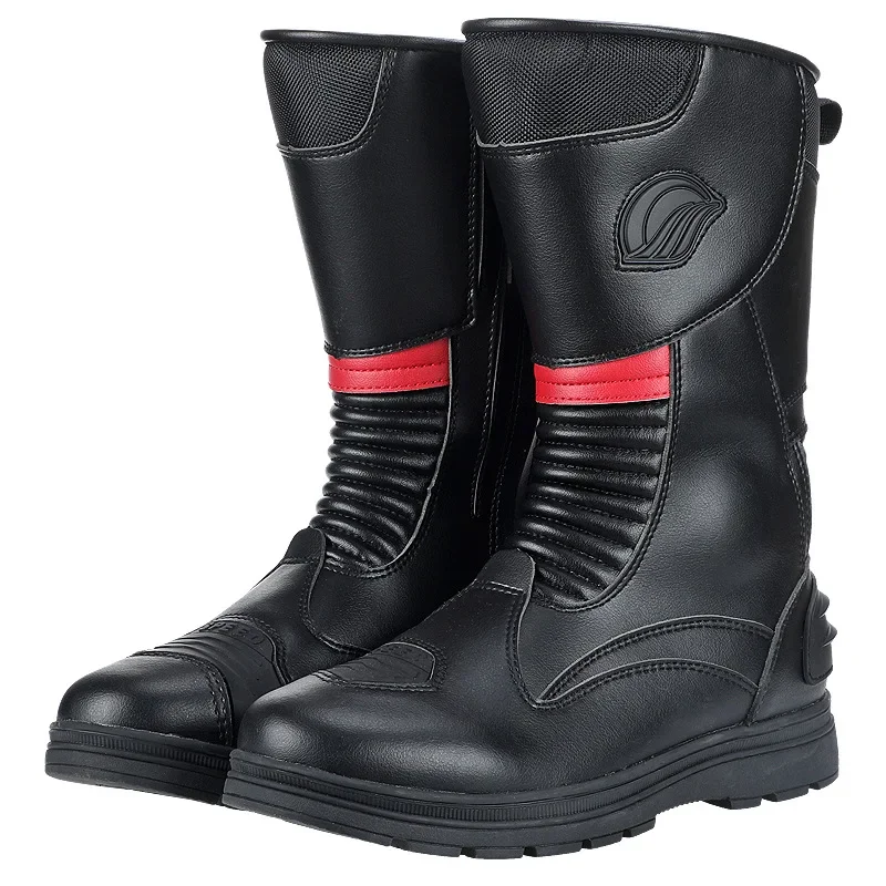 

Motorcycle Boots For Men Women High Boots Dirt Bike Botas Motocross Botas Moto Trunk Botas Moto Hombre Motorboats Equipment