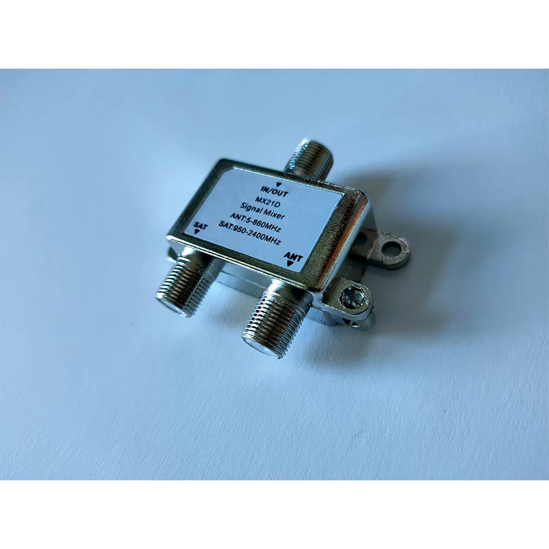 DVB-S2 + DVB-C DVB-T/T2 /atsc/isdbt Mixer combiners SAT950-2400Mhz + ANT 47-870MHz ดาวเทียม + สายเคเบิ้ลทีวีไร้สายตัวแยกสัญญาณ