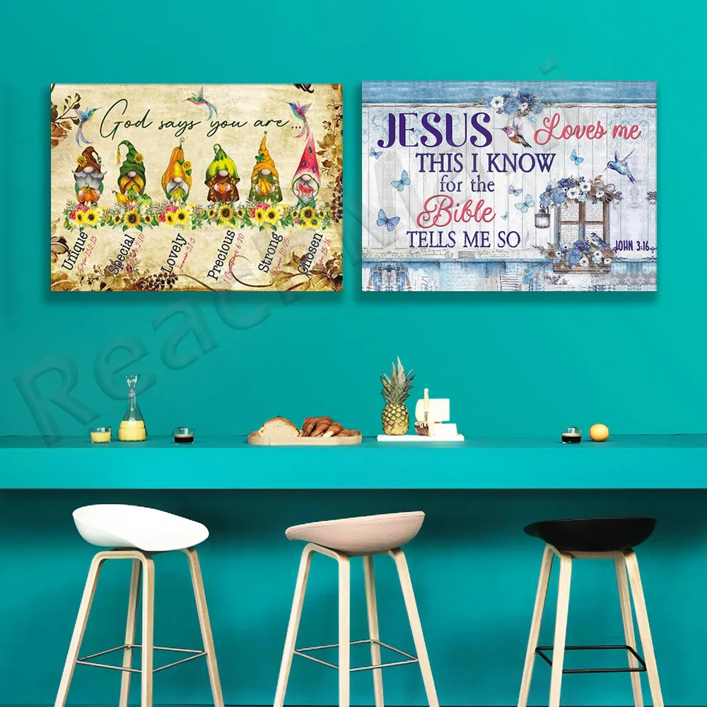 الله يعتقد أنك مزارع عباد الشمس القزم، يسوع يحبني، معرفي الكتاب المقدس يخبرني، جون 3:16 ملصق مسيحي #3