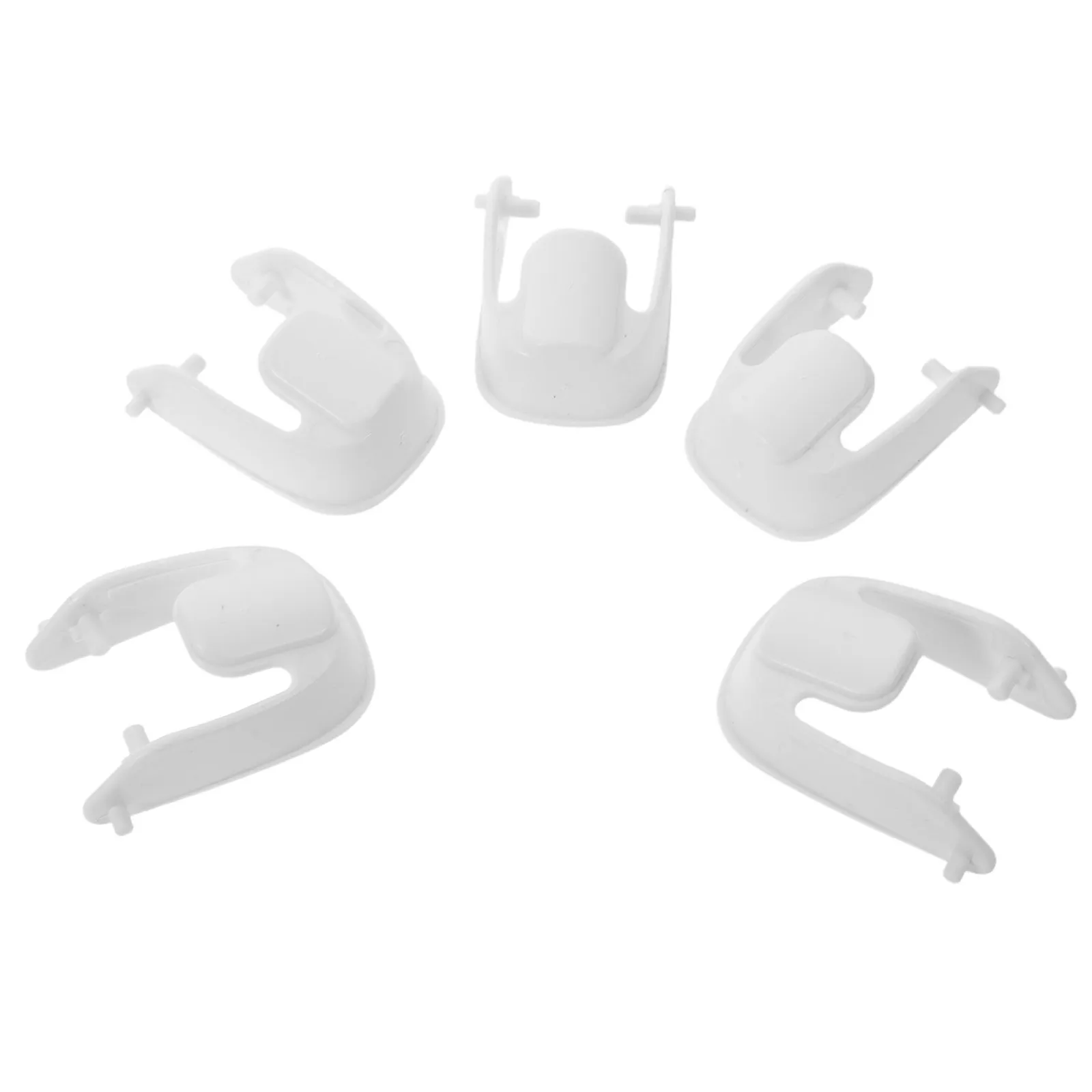 

5 шт. автоматических дозаторов для зубной пасты: сменные пластиковые ремонтные элементы для легкой установки в диспенсере для ванной комнаты