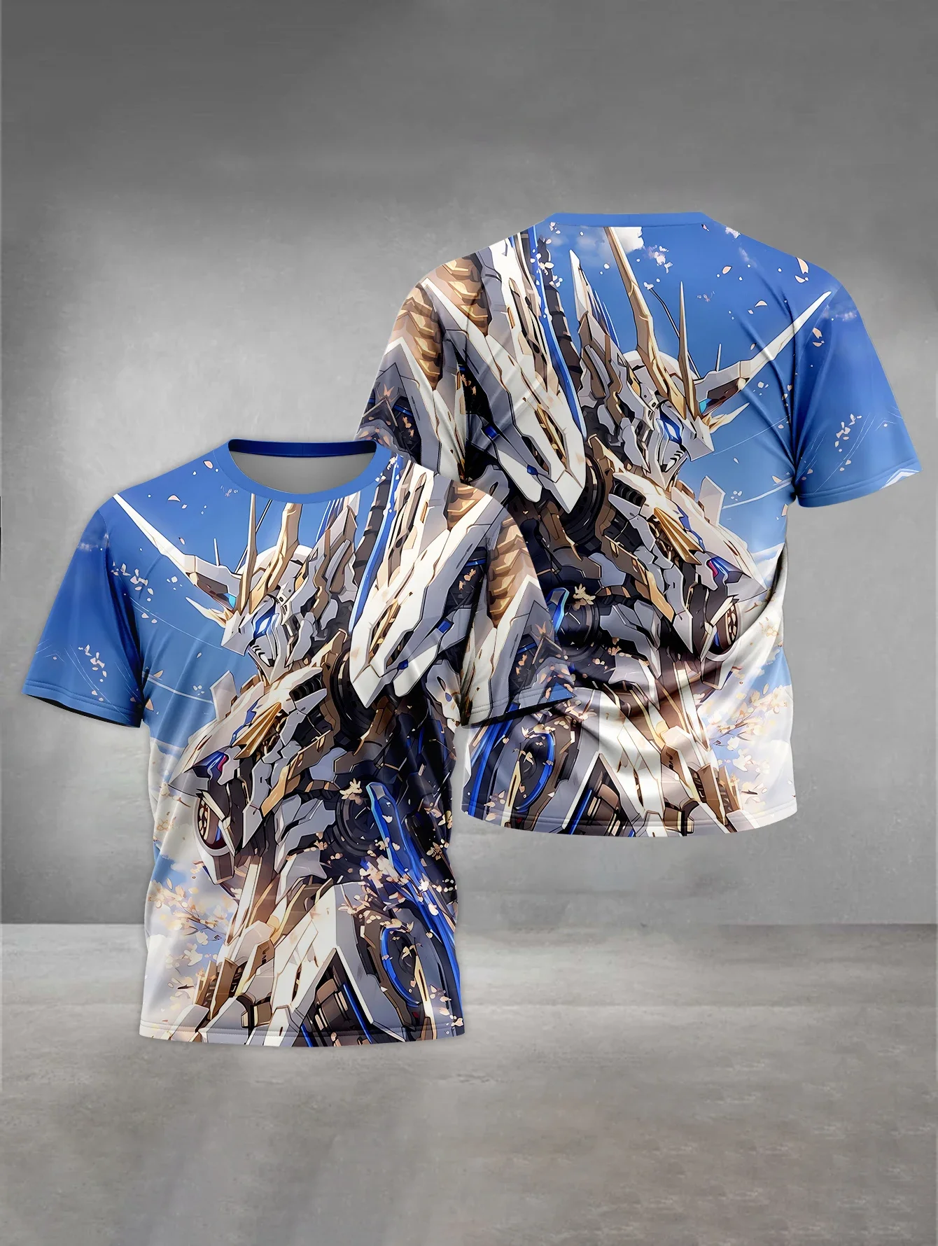 

For-Mechanical-Gundams-3D Print Baby Clothing 3 To 12 Years Male Outdoor Clothes for Children Boy Girl Child T-Shirt Top Shirts