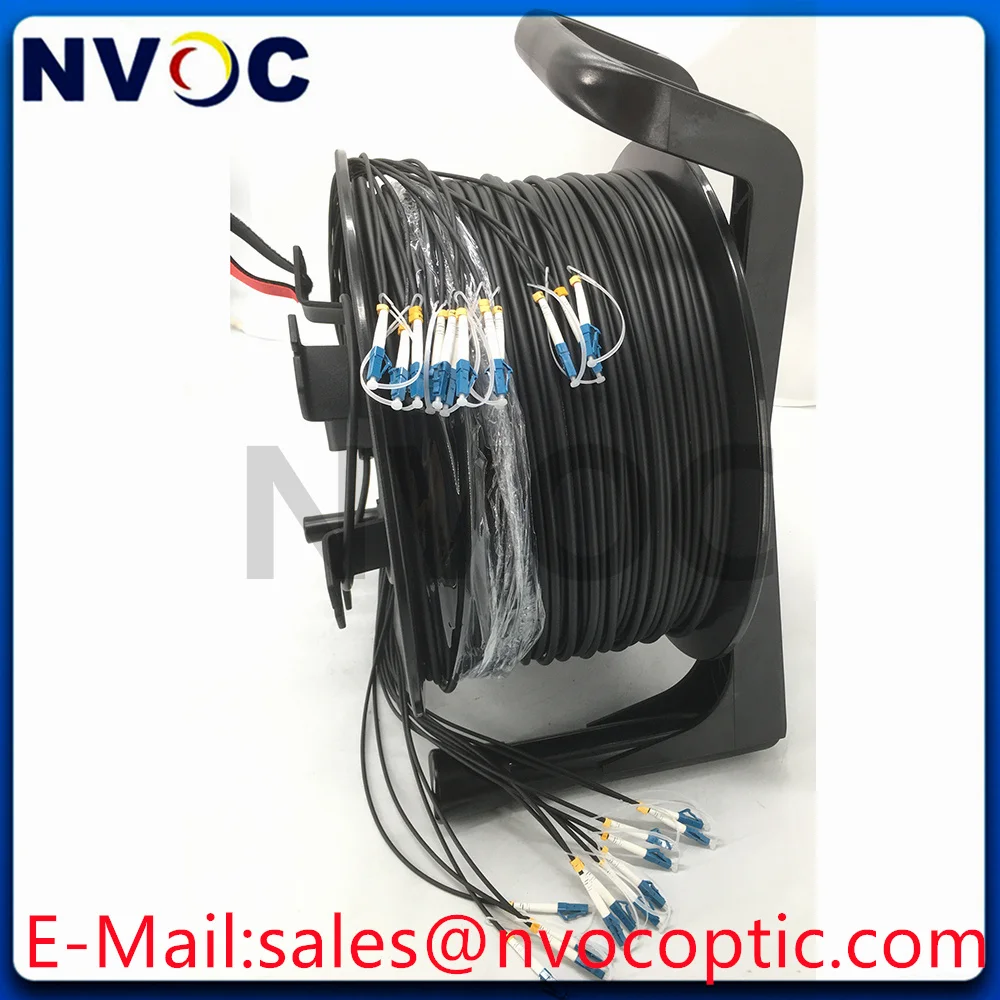 

Оптоволоконный кабель 300M 12F SM G657A1, 12-жильный, для наружного применения, бронированный, с коннекторами LC/SC/FC, патч-корд с защитой, в катушке/бобине PCD380