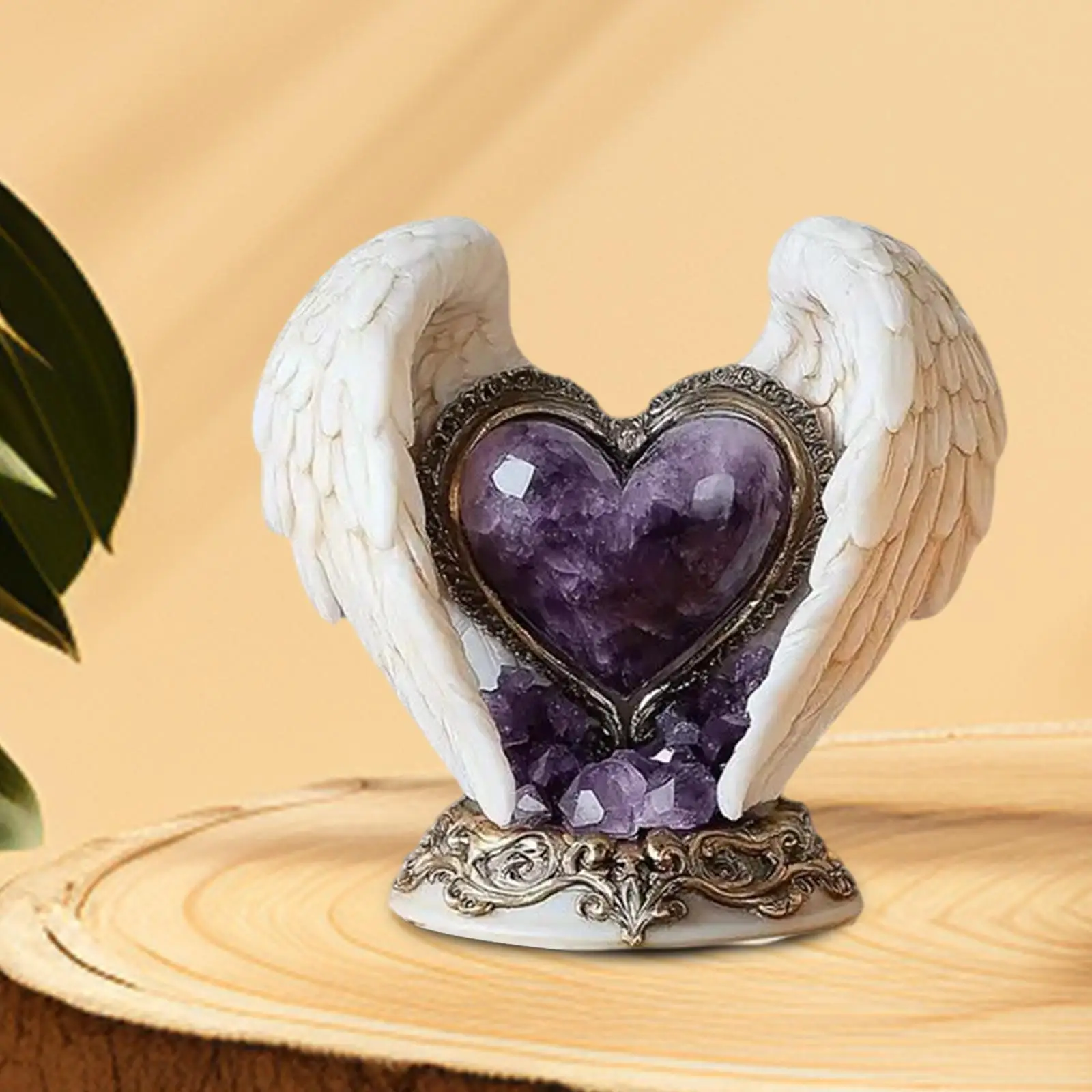 2D Flat Love with Angel Wings Table Sign Lightweight Versatile Wedding Gift