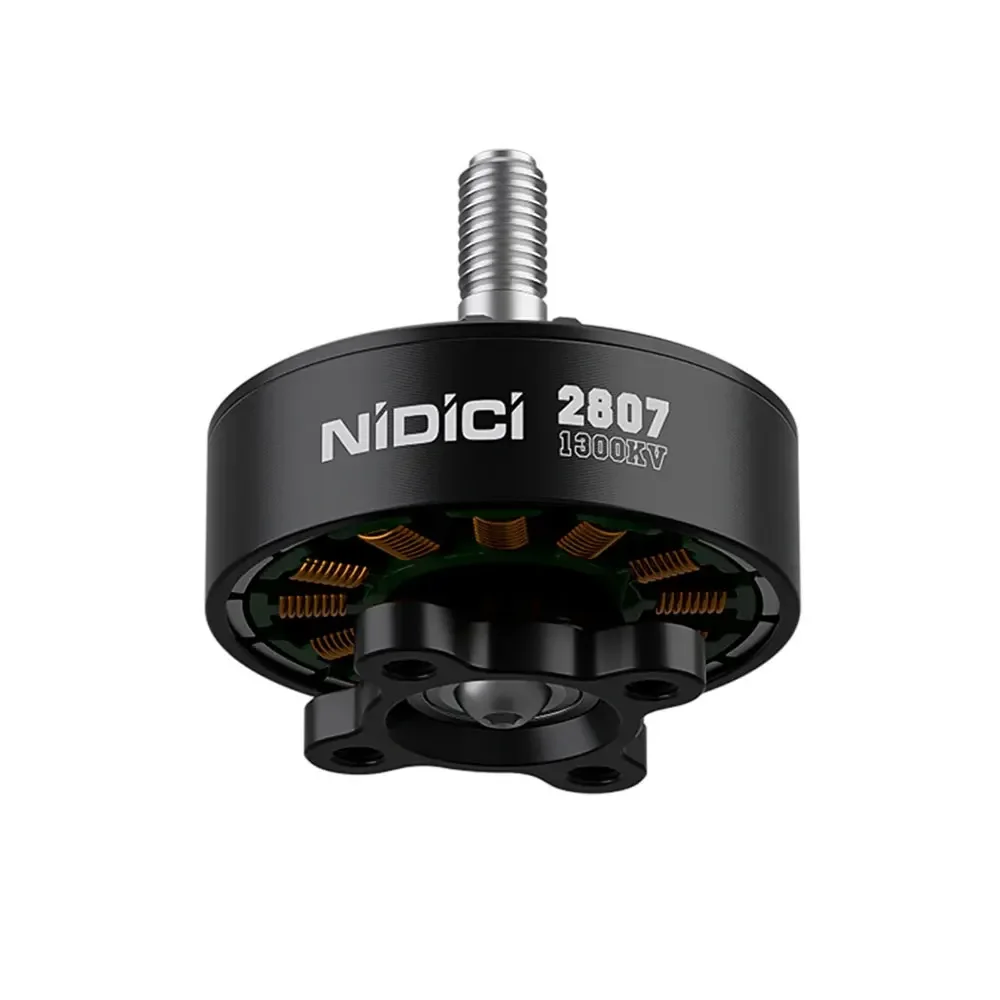 iFlight NIDICI 2807 1300KV bürstenloser Motor, 5 mm Welle für 7-Zoll-Propeller, FPV-Drohnenmotor mit großer Reichweite und Cruising, 6S-kompatibel