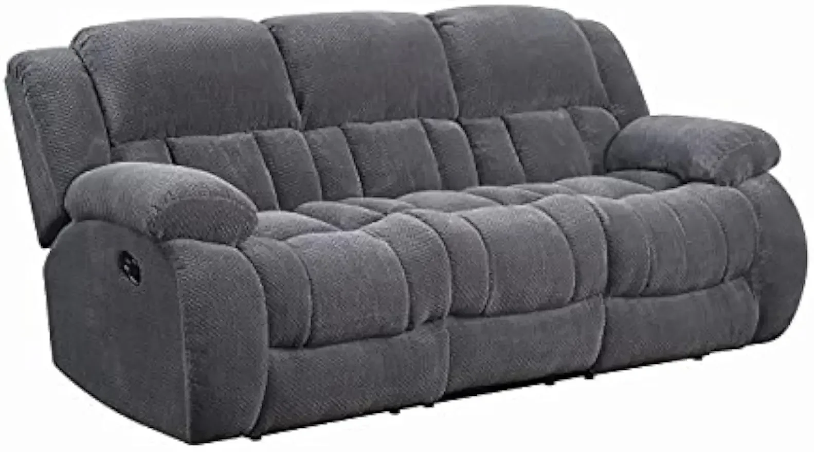 Pillow Padded Motion Sofa Charcoal 601921