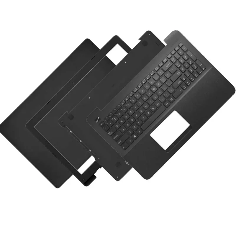 

New Laptop LCD Back Cover Front Frame Palm Pad For X553 X553M X553MA K553M F553M A553M Keyboard Bottom Cover hinge Black