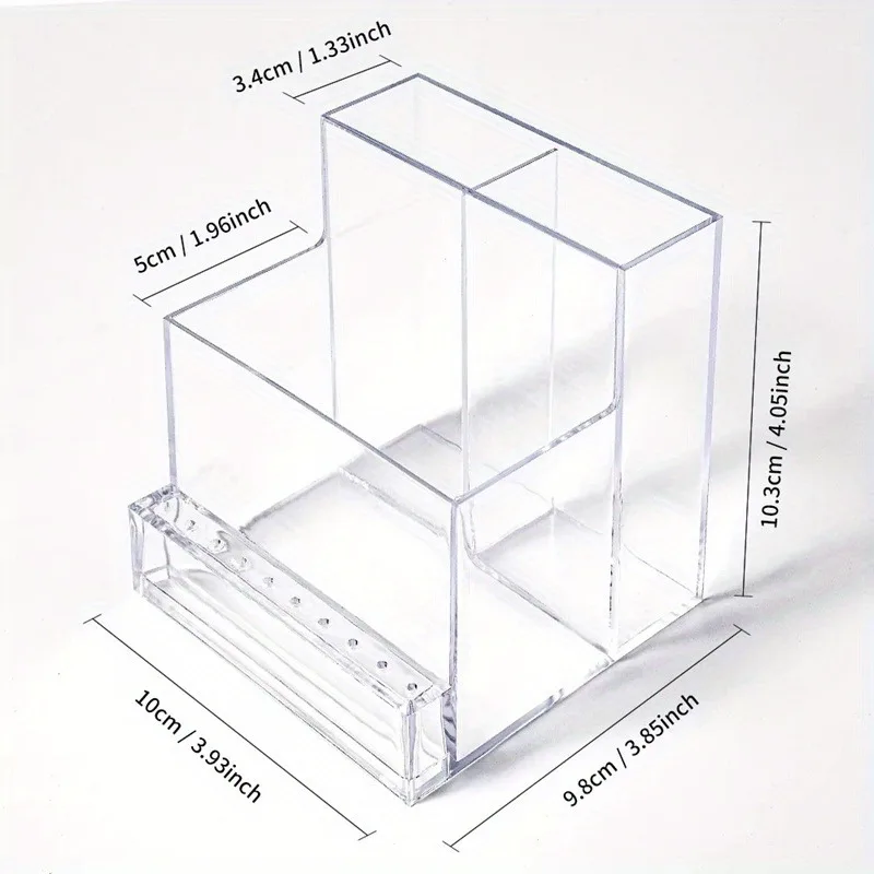 Nail Drill Bits Holder Display Clear Nail Display Box