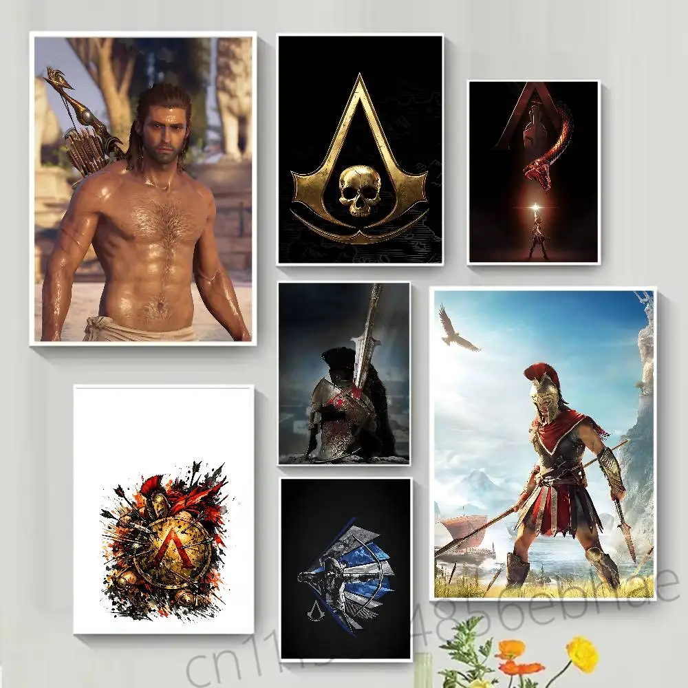 For Odyssey Agamemnon Assassins Poster HD Print Home Decor Wall Art Mural Room Bar Decoration