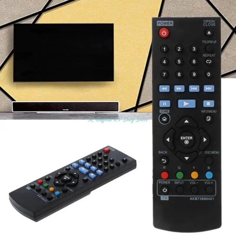 E74D Replacement Remote Control AKB73896401 for BLURAY DISC DVD Player BP135