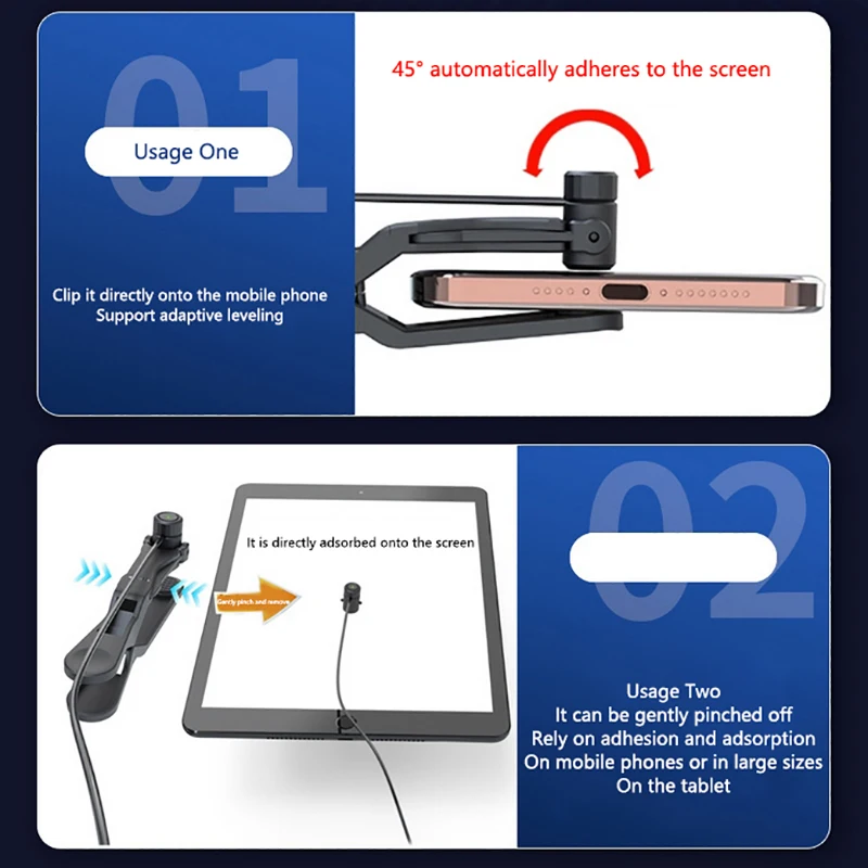 1Pcs Phone Screen Auto Clicker Device Physical Simulation Finger Click Continuous Auto Point Device Universal for Live Broadcast