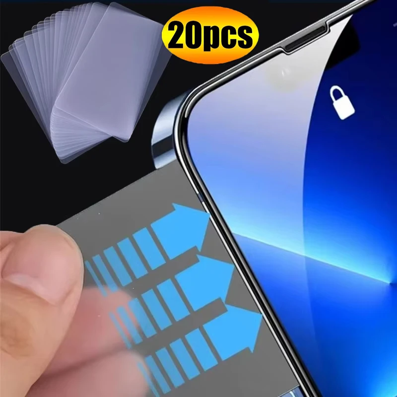 10-20Pcs Phone Plastic Card Pry Tool Clear Ultra Thin Screen Opening Scraper For Mobile Phone Tablet LCD Repair Supplies Tools