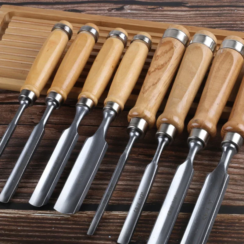 Carving Knife Spatula Wood Handle Flat Chisel Flat Chisel Wood Chisel Flat Spatula Chisel Knife Woodworking Chisel