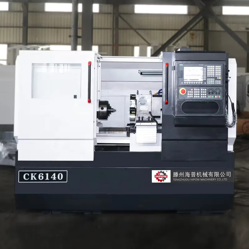 جودة عالية CK6140 Hine مع التحكم Fanuc تحول مخرطة CNC للمعادن
