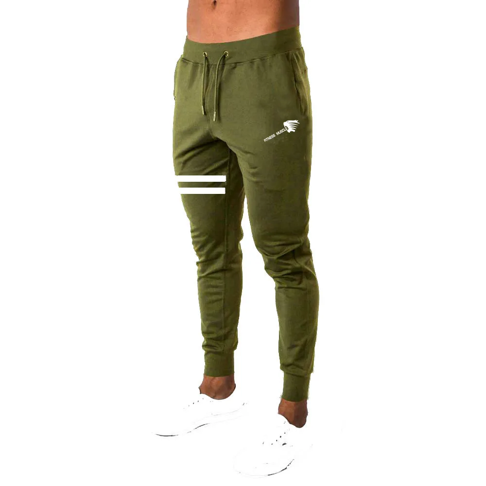 2024 Spring Summer Men\'s Casual Pants Fitness Jogging Pants Harajuku Street Pants Slim Pants Sports Casual Breathable Thin Pants