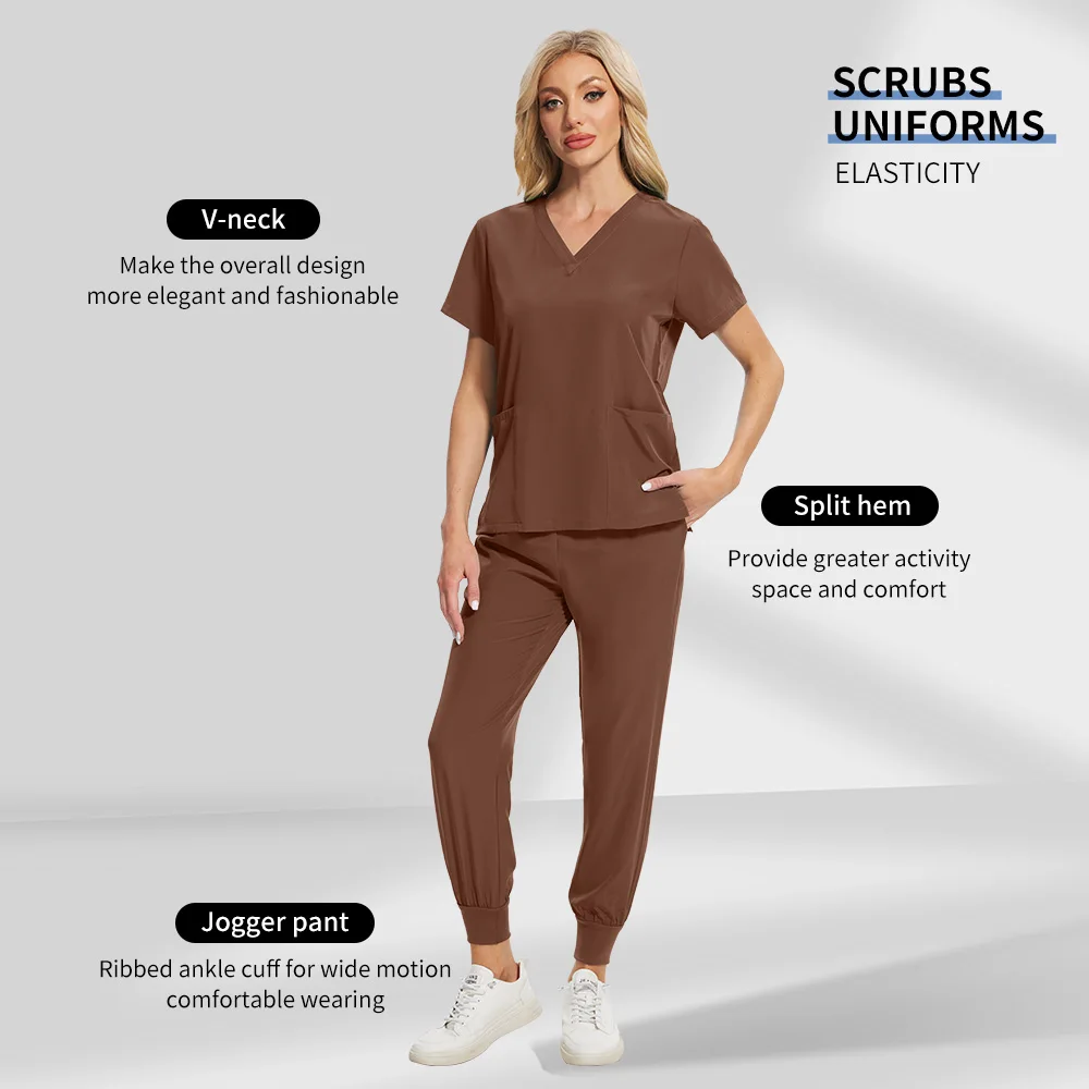 Surgical Doctor Nursing Clothes Dental Hospital Scrubs Uniforms Medical Surgery Beautician Clothes Operating Room Tops And Pants