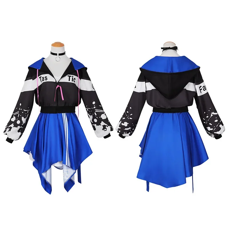 Progetto Sekai Colorful Stage prow Vivid Bad Squad Miku outfit Project Diva Cosplay donna Sportswear gonna Halloween Party Wig