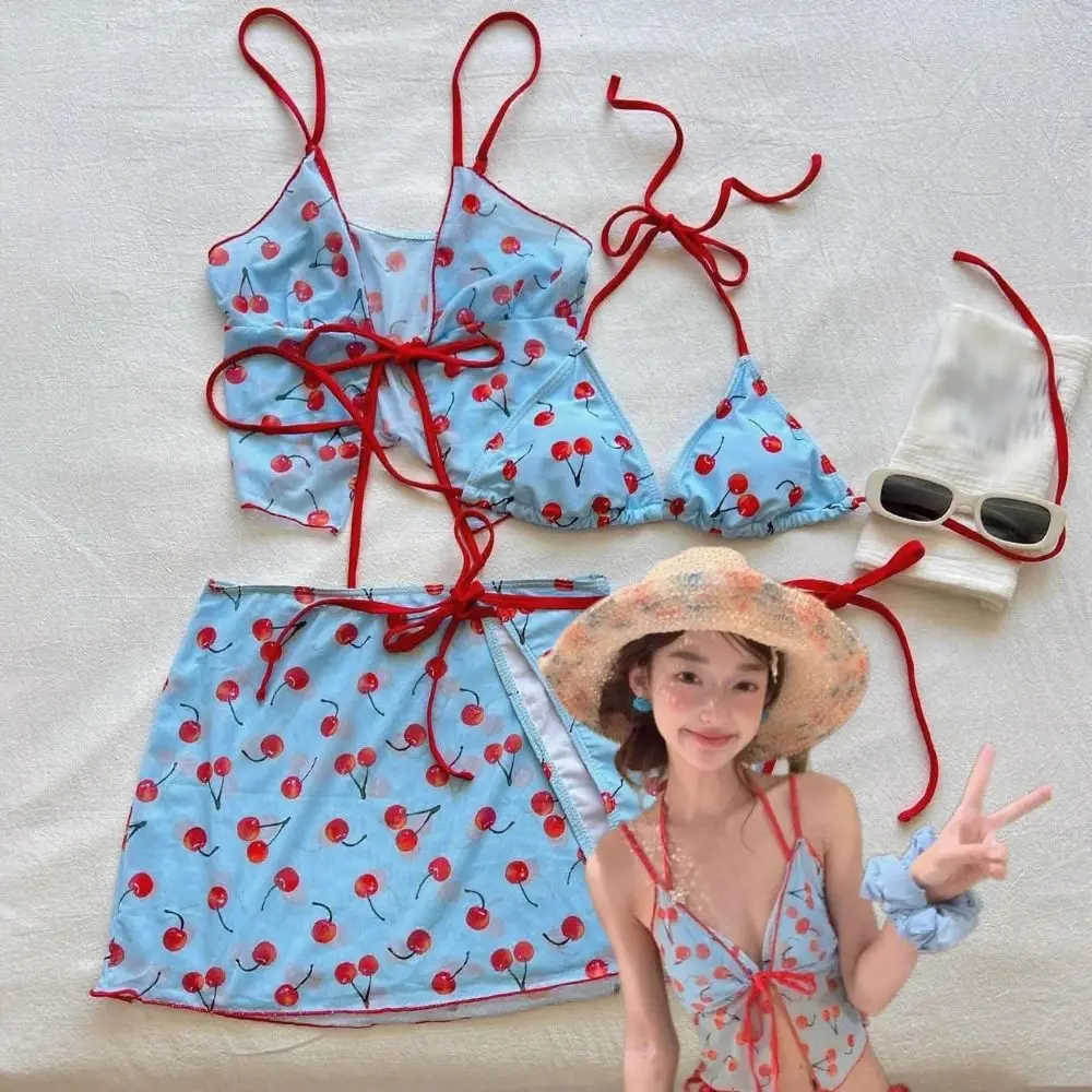 conjunto-de-biquini-pure-desire-pure-color-cherry-com-decote-em-v-e-push-up-conjunto-de-quatro-pecas-com-saia-envolvente-e-estampa-moda-praia-sexy-estilo-coreano