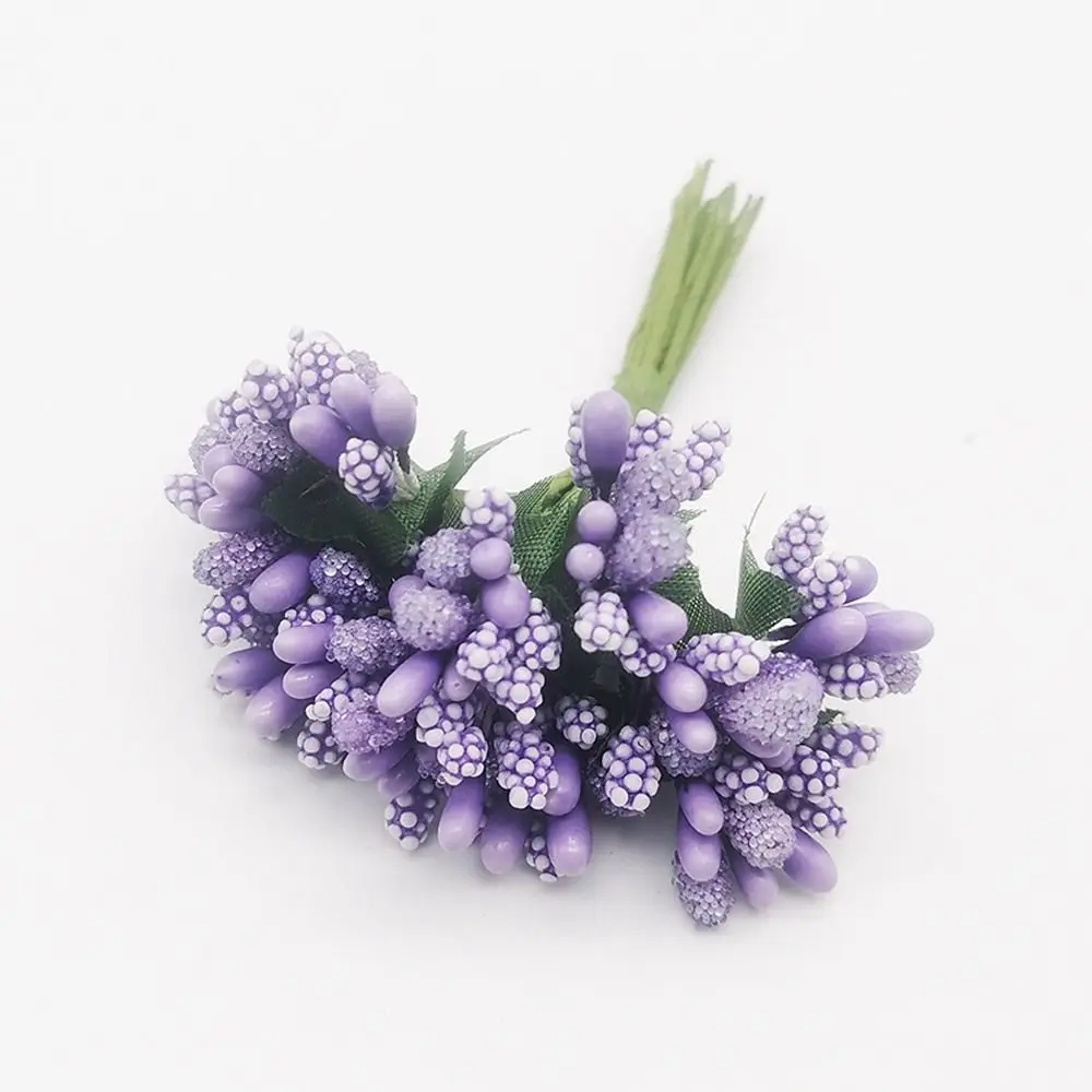 

Small 12/144pcs Marriage Scrapbooking Party Supplies Box Berries Stamen Fake Flower Artificial Flower Home Decor