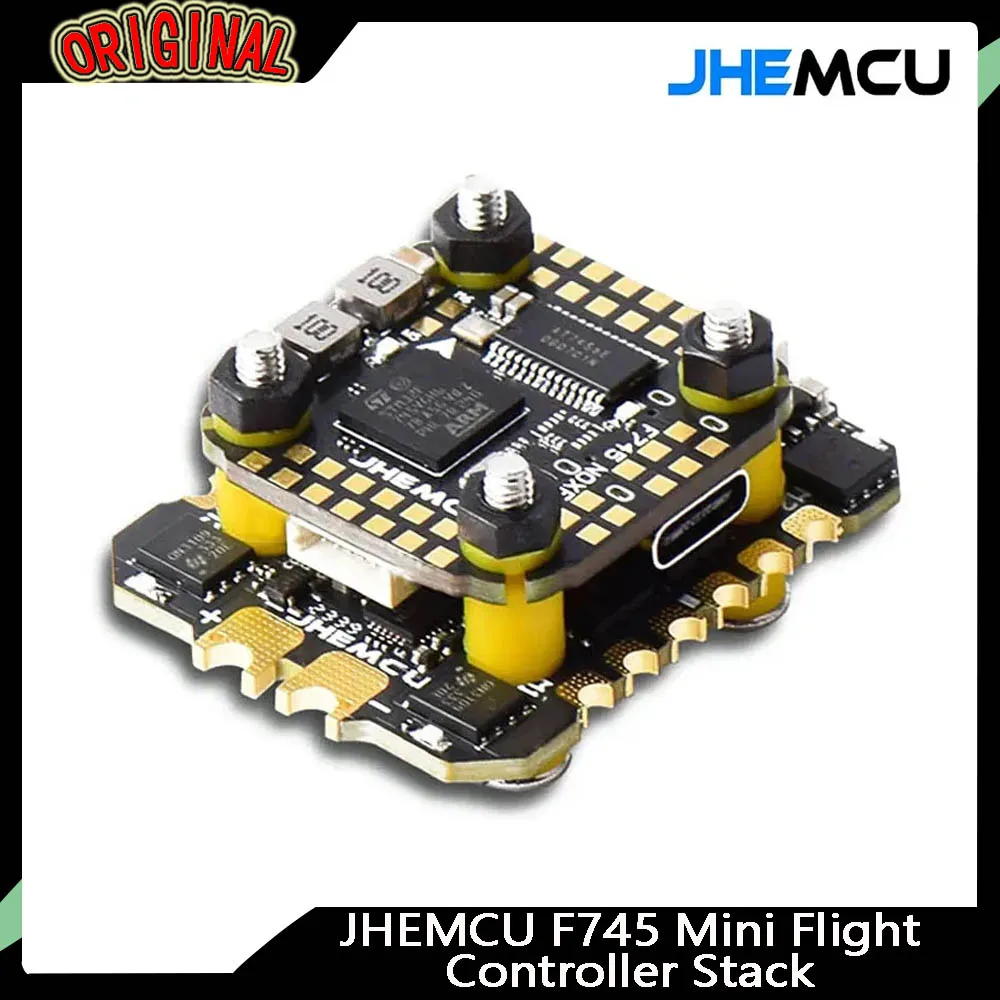 

HEMCU F745 Mini Flight Controller Stack - ICM-42688-P, AM32 45A/60A 4in1 ESC | 3-6S for RC FPV Drones