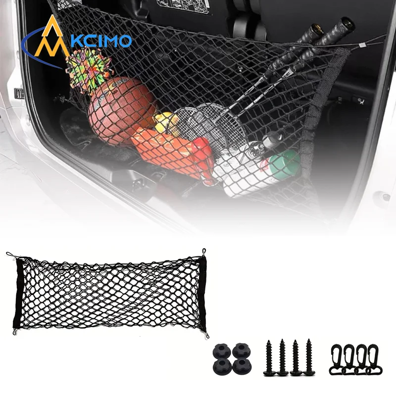 

Car Cargo Net Storage Organizer Trunk Luggage Fixing Flat Mesh Cover Double Layer Upright Partition Net for SUVs Cars