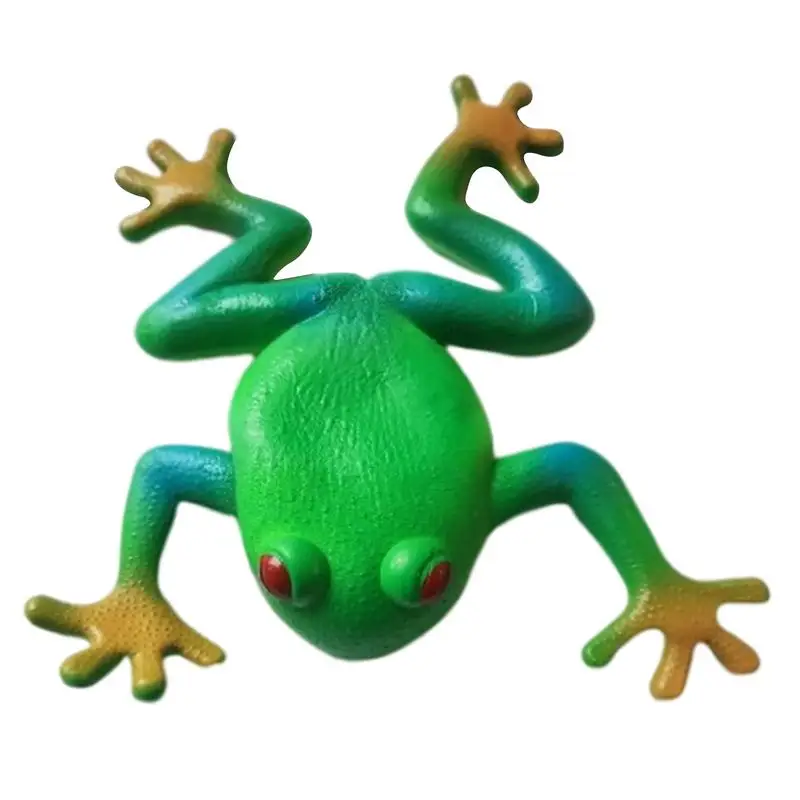 Stretchy Frogs Extrudable Squishhy Frog Party Favors Simulation Frog Slow Rising Squishiess Toys Relieve Stress Squeeze Kids