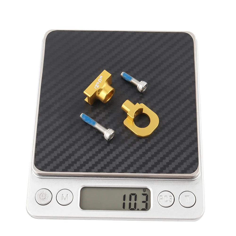 Bicycle Chain Adjuster Aluminum Alloy CNC Bike Chain Tension Bolt Screw DIY Modification Lightweight for Single Speed Bicycle image 5