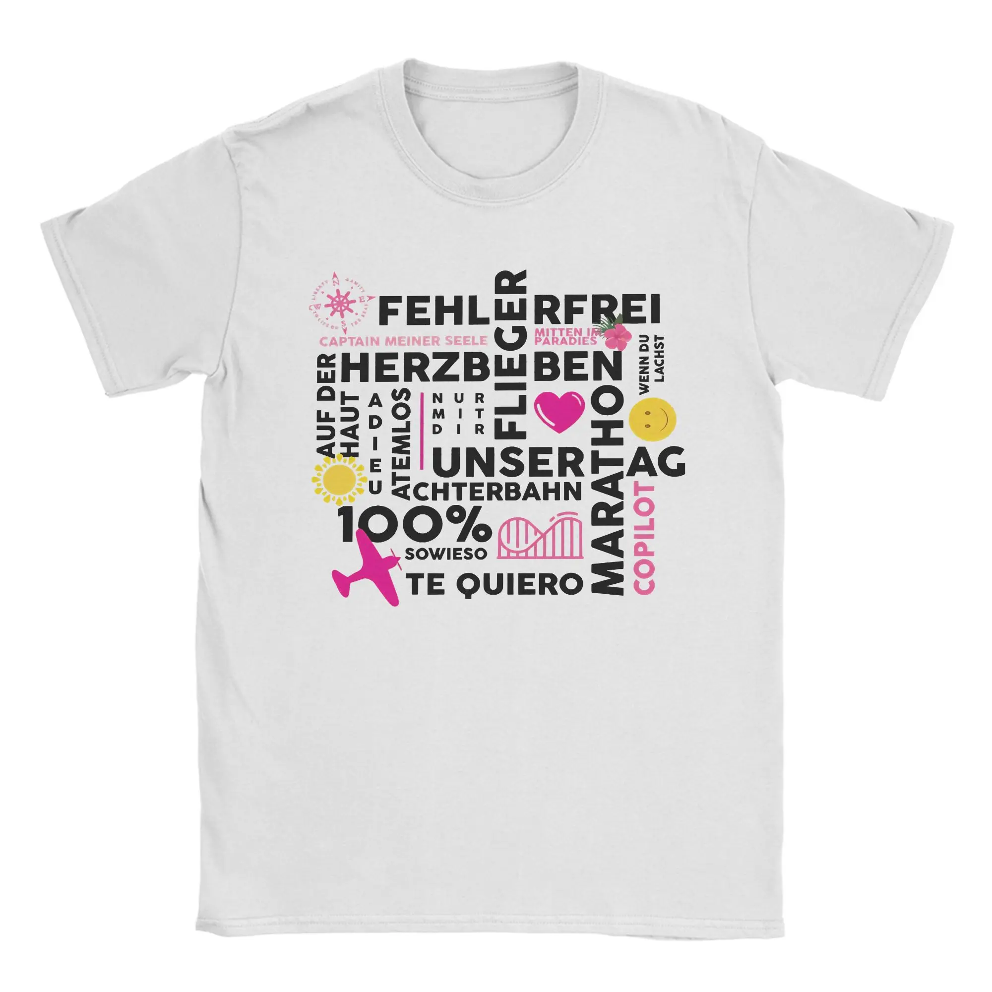 Helene Fischer Best Of Songs  T-Shirt Beach T Shirts Pure Cotton O Neck Oversized Clothing Short Sleeves Streetwear Tshirt
