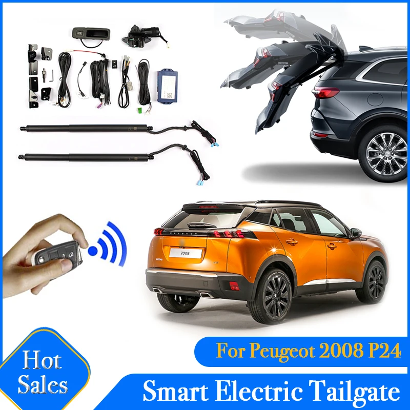 Car Power Trunk Opening Electric Suction Tailgate Intelligent Tail Gate Lift Strut For Peugeot 2008 P24 2019~2024 Special