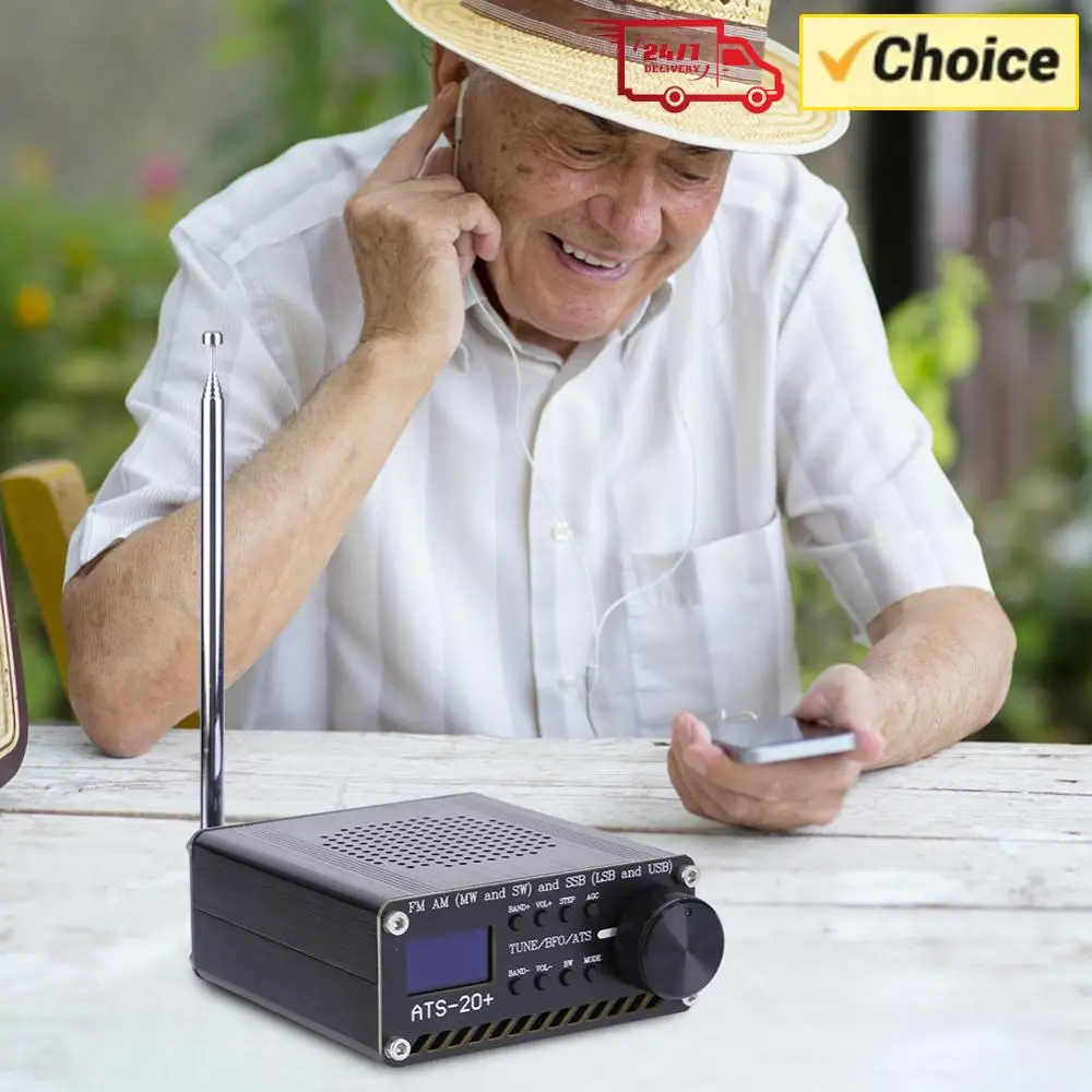 ats-20-si4732-フルバンドレシーバースキャナー-内蔵バッテリー-fm-am-ssb-スキャナー-096-インチ-oled-スクリーン-fm-am-mw-sw-ssb-lsb-usb