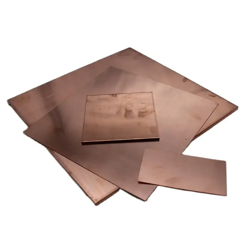 Feuille de cuivre plaque de cuivre 0.1mm 0.2mm 0.3mm 0.4mm 0.5mm 0.8mm 1mm 1.2mm 1.5mm 2mm 2.5mm 3mm 4mm 5mm 6mm 8mm 10mm