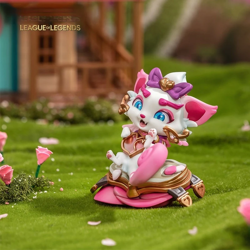 League Of Legends Valentine'S Day Limited Seeking Heart Cat Limited Edition Garage Kit Surrounding Ornaments A Gift For Someone