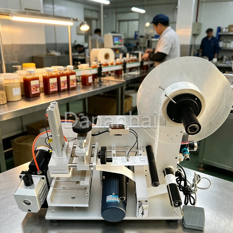 Commercial Automatic Square Bottle Labeling Machine Multifunctional Wine Box Label Applicator for Business Use