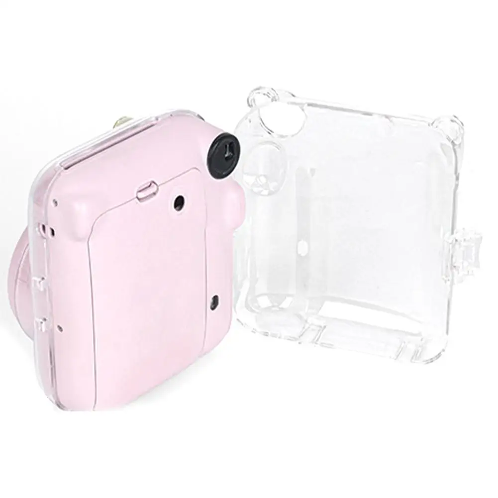 Clear Camera Case For Instax Mini 12 Camera Storage Bag With Shoulder Strap Dust-proof Anti-scratch For Instax Mini 12 Accessory
