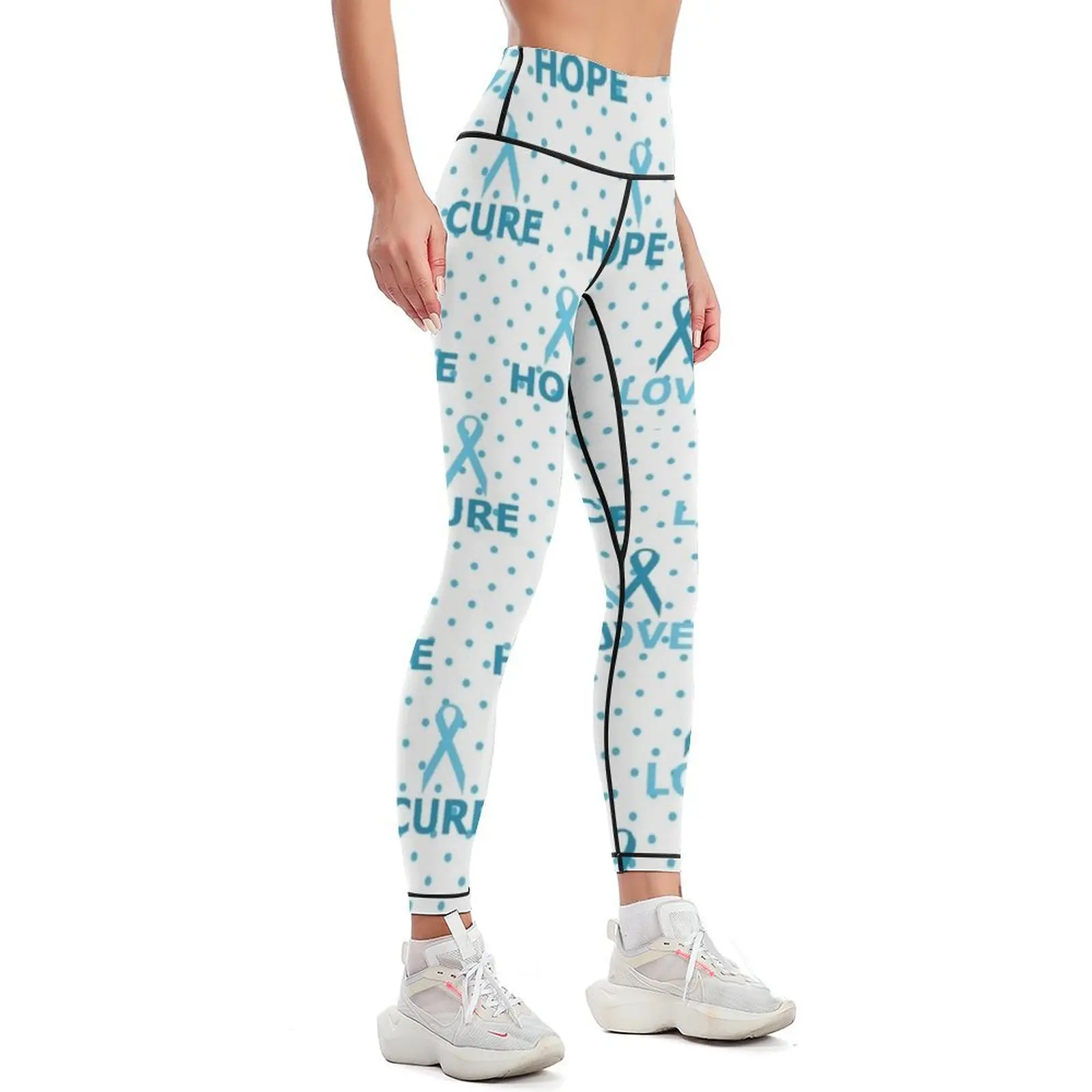 Prostate Cancer Awareness Leggings legging pants raises butt jogging pants sport legging Women's high waist Womens Leggings