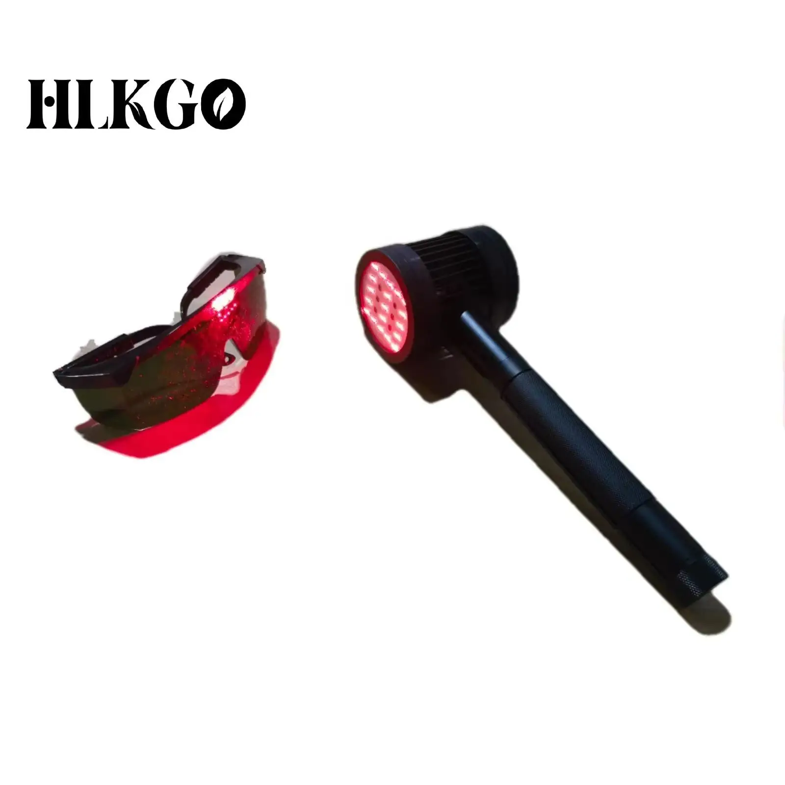 

HLKGO 650nm 808nm Photobiomodulation Device Professional Low Level Laser for Pain Relieve Deep Tissue Healing in Humans & Pets